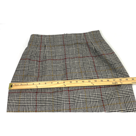 Norton McNaughton Plaid Skirt Womens Size 10‎ Petite Preppy Wool Blend Academia - Picture 6 of 11